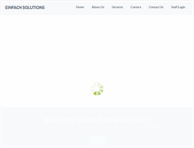 Tablet Screenshot of einfachltd.com